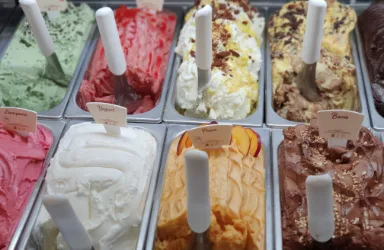 Ice cream selection
